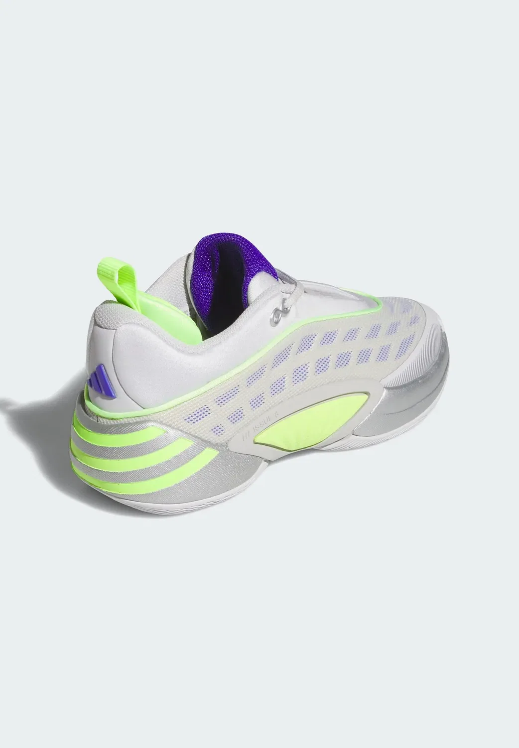Don выпуск 8 j унисекс - баскетбольные кроссовки Adidas Performance, Silver Met/Lucid Lemon/Dash Grey — фото 4