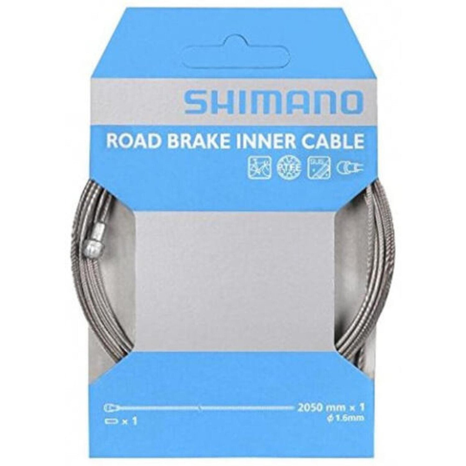 

Трос дорожного тормоза с SIL TEC SHIMANO, белый
