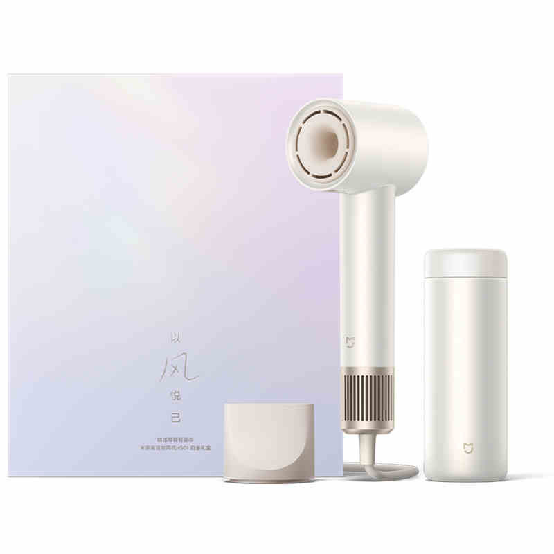 

Фен для волос H501 1600W с терморегулятором H501 Mi, White Gold Box (White+Insulated Cups)