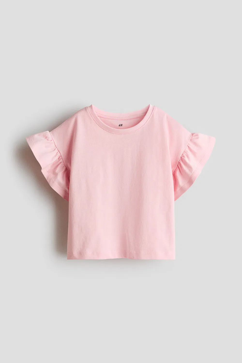 Рубашка с воланами на рукавах H&M, Hellrosa