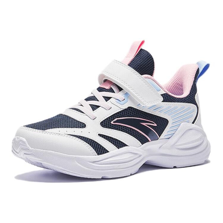 Детские кроссовки GS Low-top Anta Белые/новые чернильно-синие/ярко-розовые Anta Kids, синий — фото 2