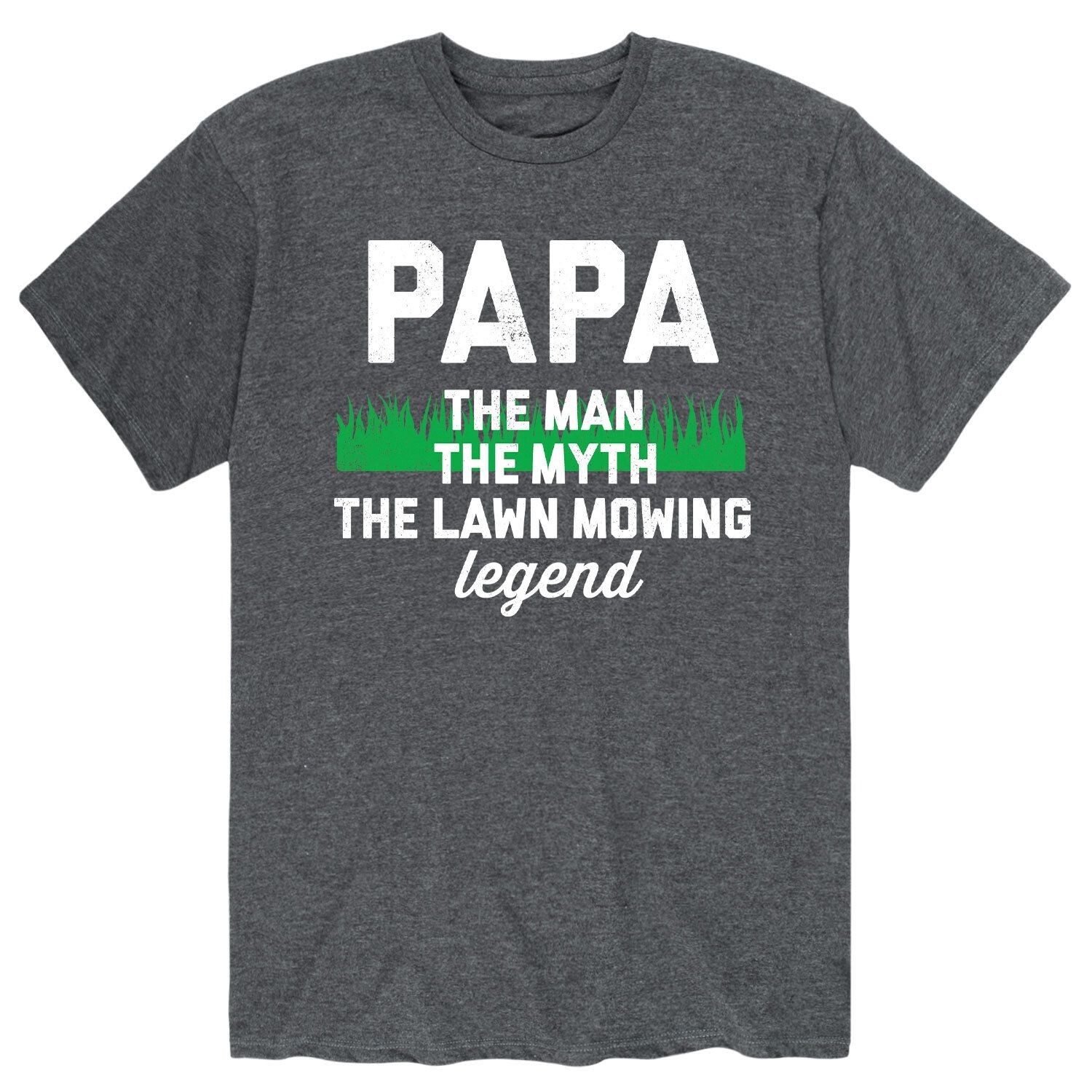 

Мужская футболка Papa Lawn Mowing Legend Licensed Character