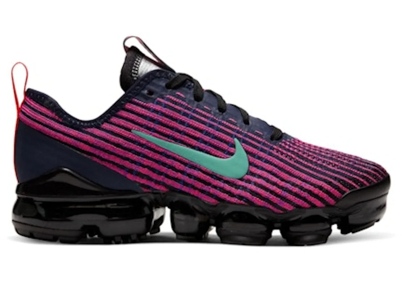 Детские кроссовки Lifestyle Nike Air VaporMax Flyknit 3 Nike, Blackened Blue/Magic Ember/Vivid Purple/Kinetic Green