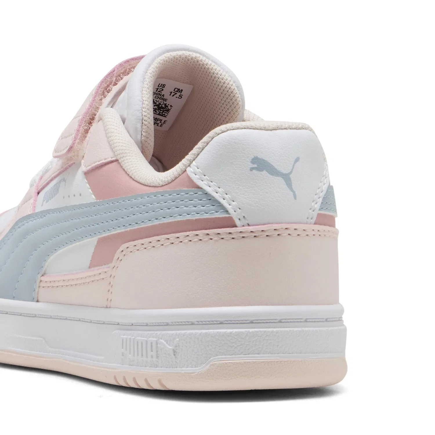 Детские кроссовки для мальчиков с принтом Caven Velcro Pre-school PUMA, III Block Jasmine Flower Lucite White — фото 2