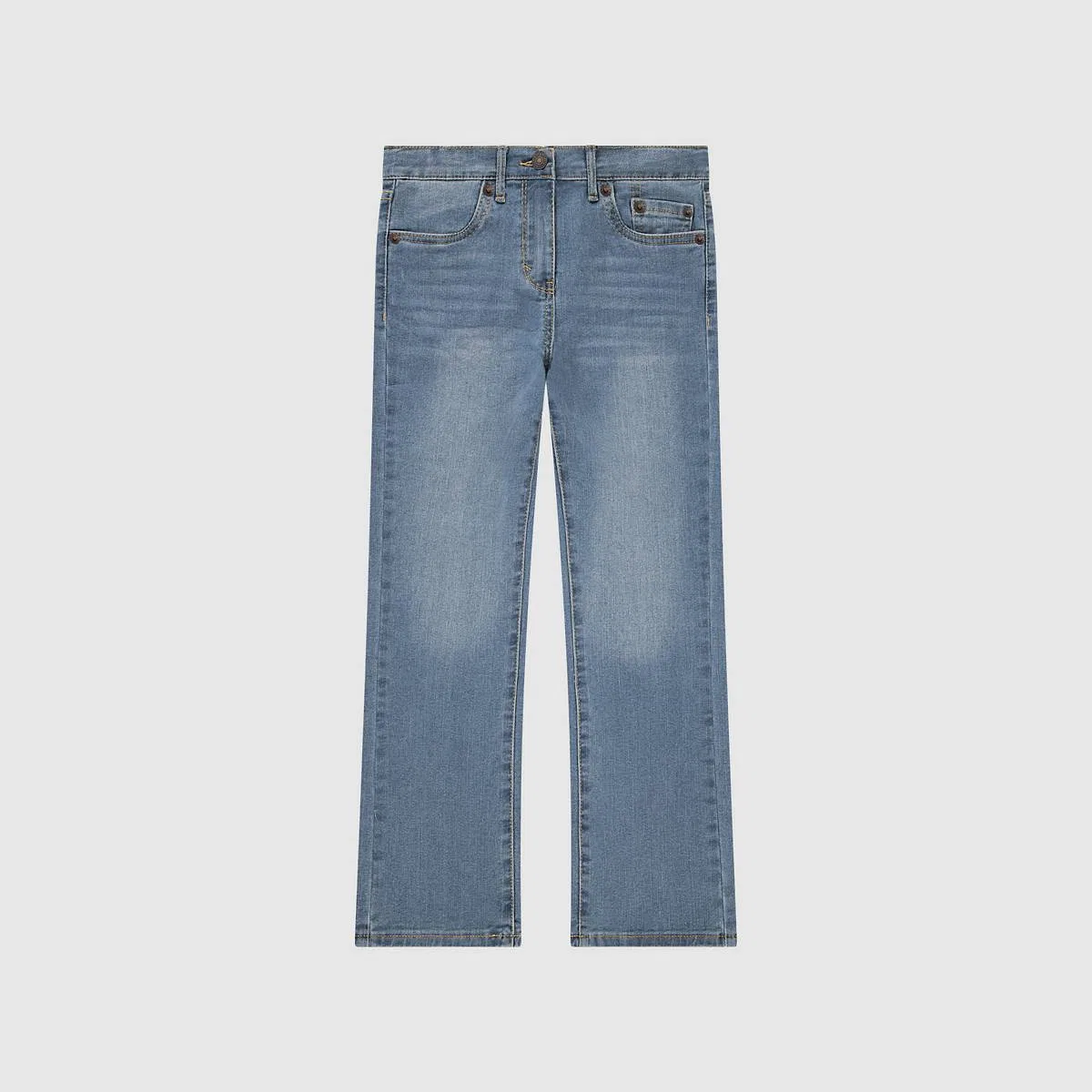 Классические джинсы-клеш для девочек 7-16 лет Levi's, Lapis Sights - Light Wash — фото 4