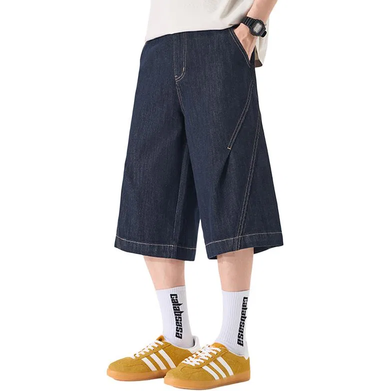Детские джинсовые шорты свободного кроя Tonlion, Denim Blue