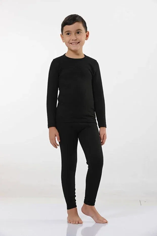 Детское термобелье для мальчиков комплект J.J.Jilly Jolly Baby&Kids, Black