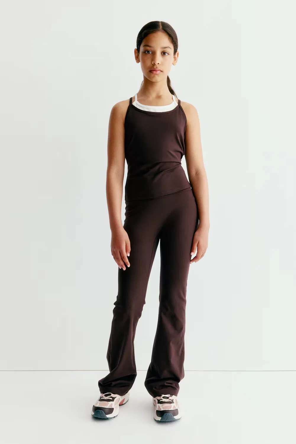 Леггинсы для йоги с технологией Softmove H&M, Dunkelbraun