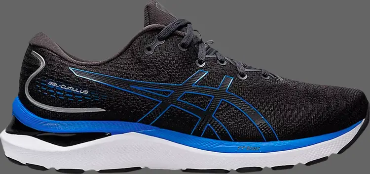 

Кроссовки gel cumulus 24 'graphite grey electric blue' Asics, серый