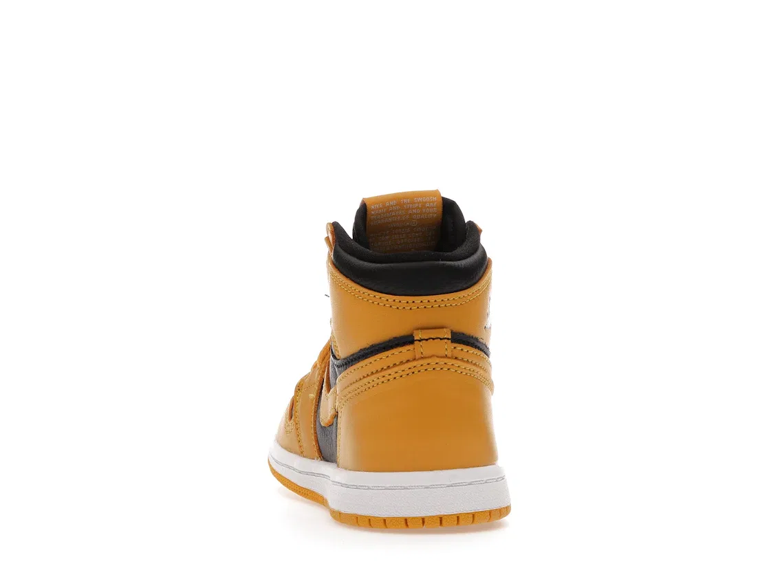 Детские кроссовки с высоким верхом Jordan 1 Retro High OG Pollen, Pollen/Black-White — фото 4