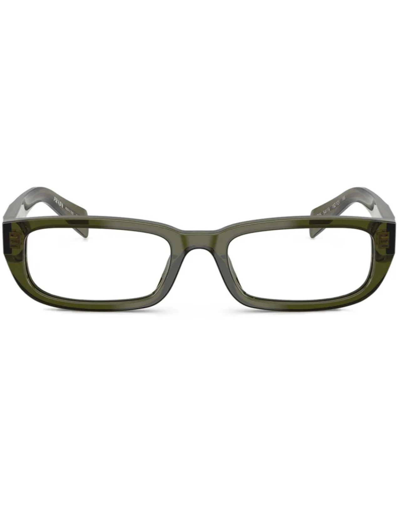 

Prada Eyewear очки в прямоугольной оправе, зеленый