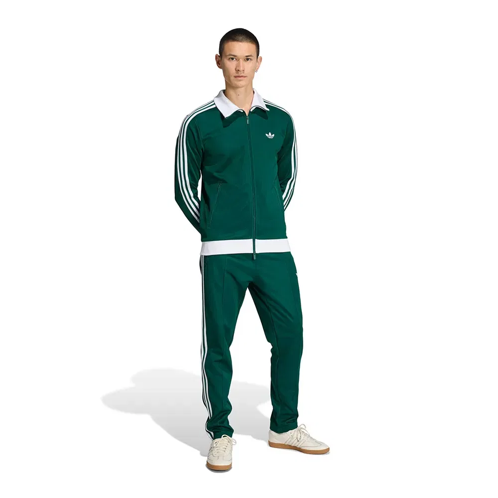 Мужские классические зауженные брюки Adidas Originals, Green — фото 4