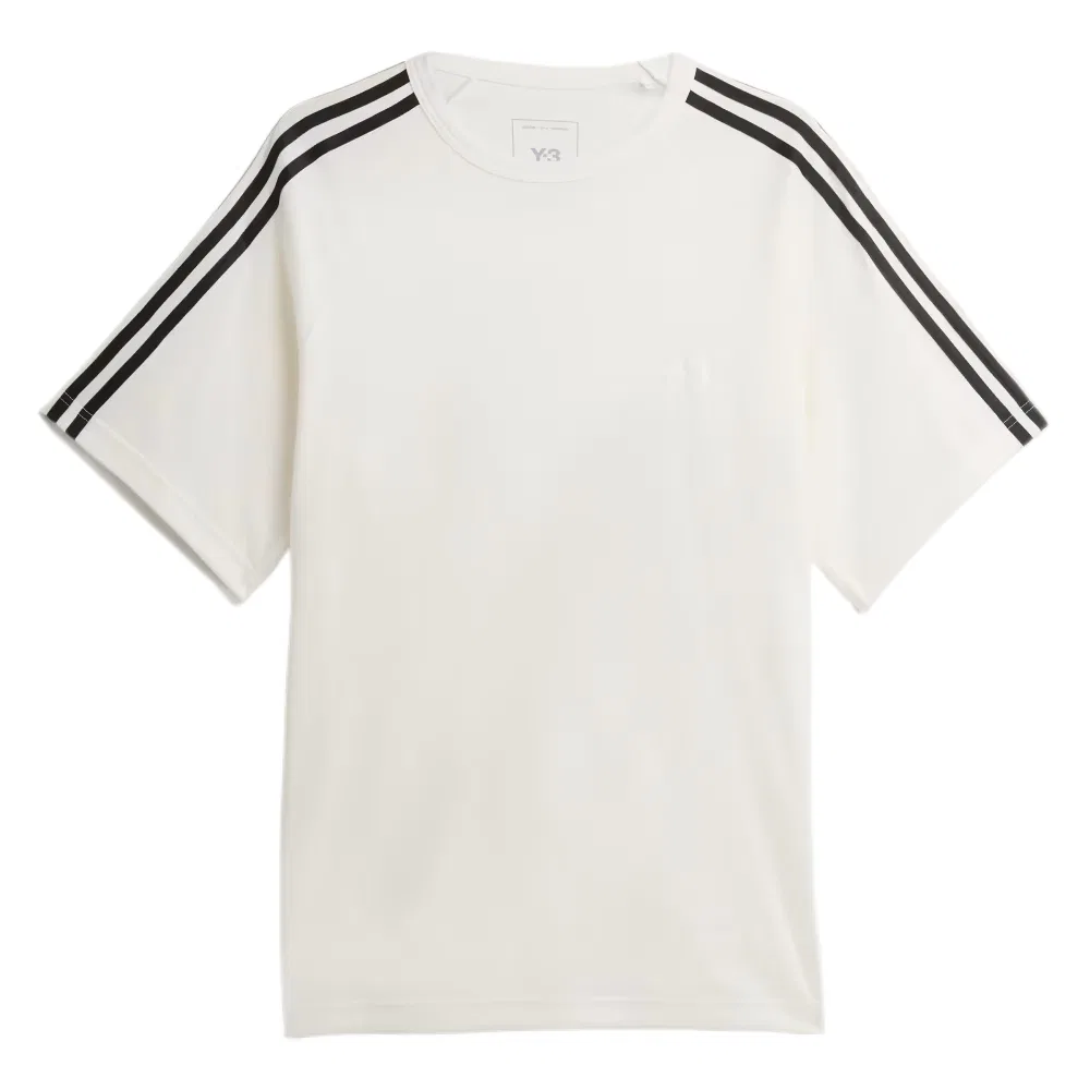Детская футболка с тремя полосками 3 Stripes T Shirt Adidas, Pure White