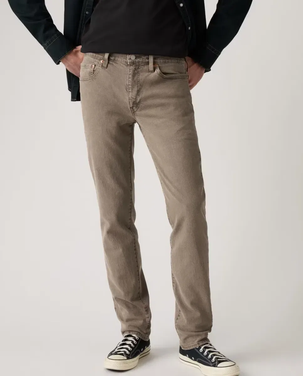 Мужские джинсы slim Vaquero de hombre 511 Slim con stretch Levi's, Светло-коричневый — фото 2