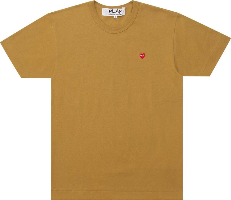 

Футболка Comme des Garçons PLAY Small Heart T-Shirt Olive, зеленый