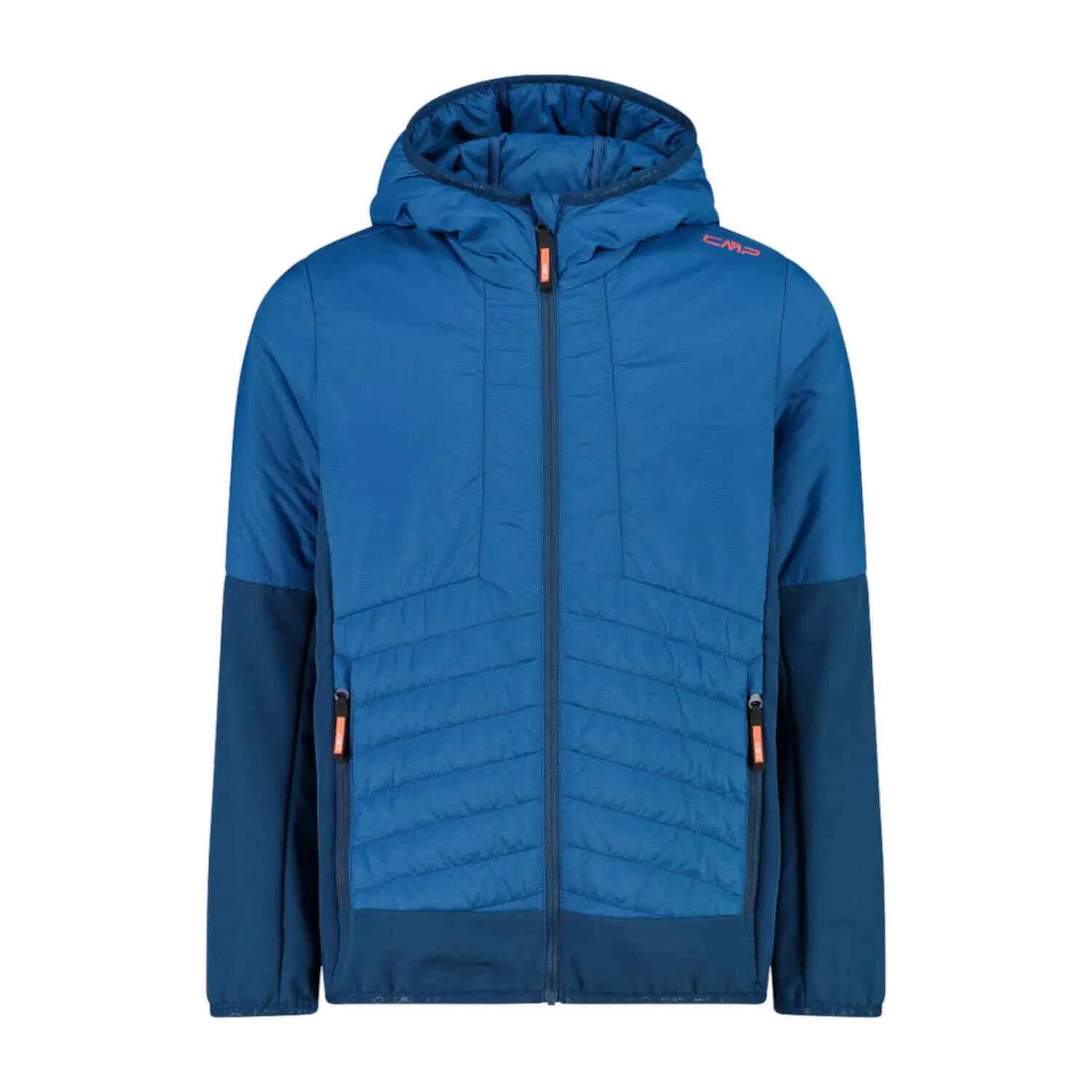 Детская стеганая куртка для мальчиков KID HYBRID JACKET FIX HOOD Cmp, Konigsblau