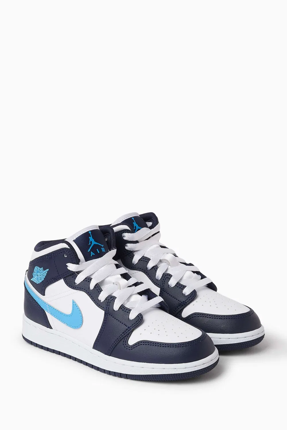 Кроссовки кожаные Air Jordan 1 Jordan, синий