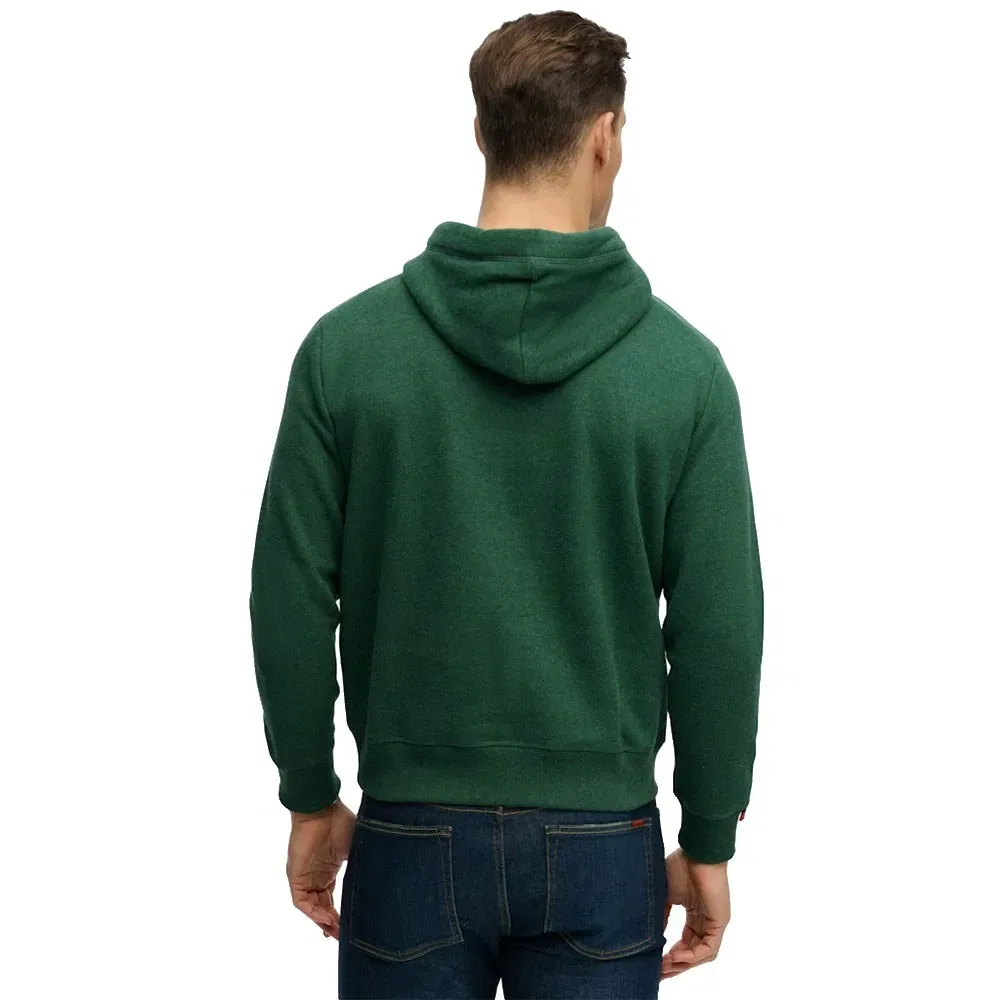Худи Essential Logo Superdry, зеленый — фото 2