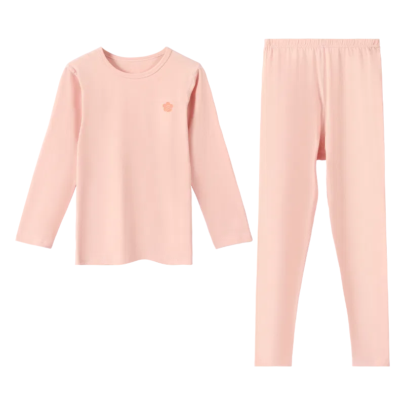 Детское нижнее белье для девочек хлопковое комплект Hodo Red bean, Light Pink — фото 3