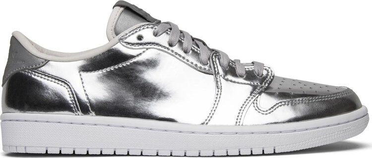 

Кроссовки Air Jordan 1 Retro Low OG Pinnacle Metallic Silver, серебряный, Серый, Кроссовки Air Jordan 1 Retro Low OG Pinnacle Metallic Silver, серебряный