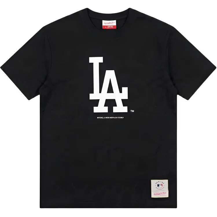 Детская футболка с круглым вырезом Mitchell Ness, Los Angeles Dodge Black