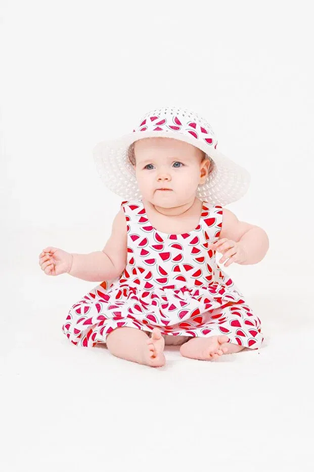 Детское платье для девочек с принтом Chicsy Baby, Pink
