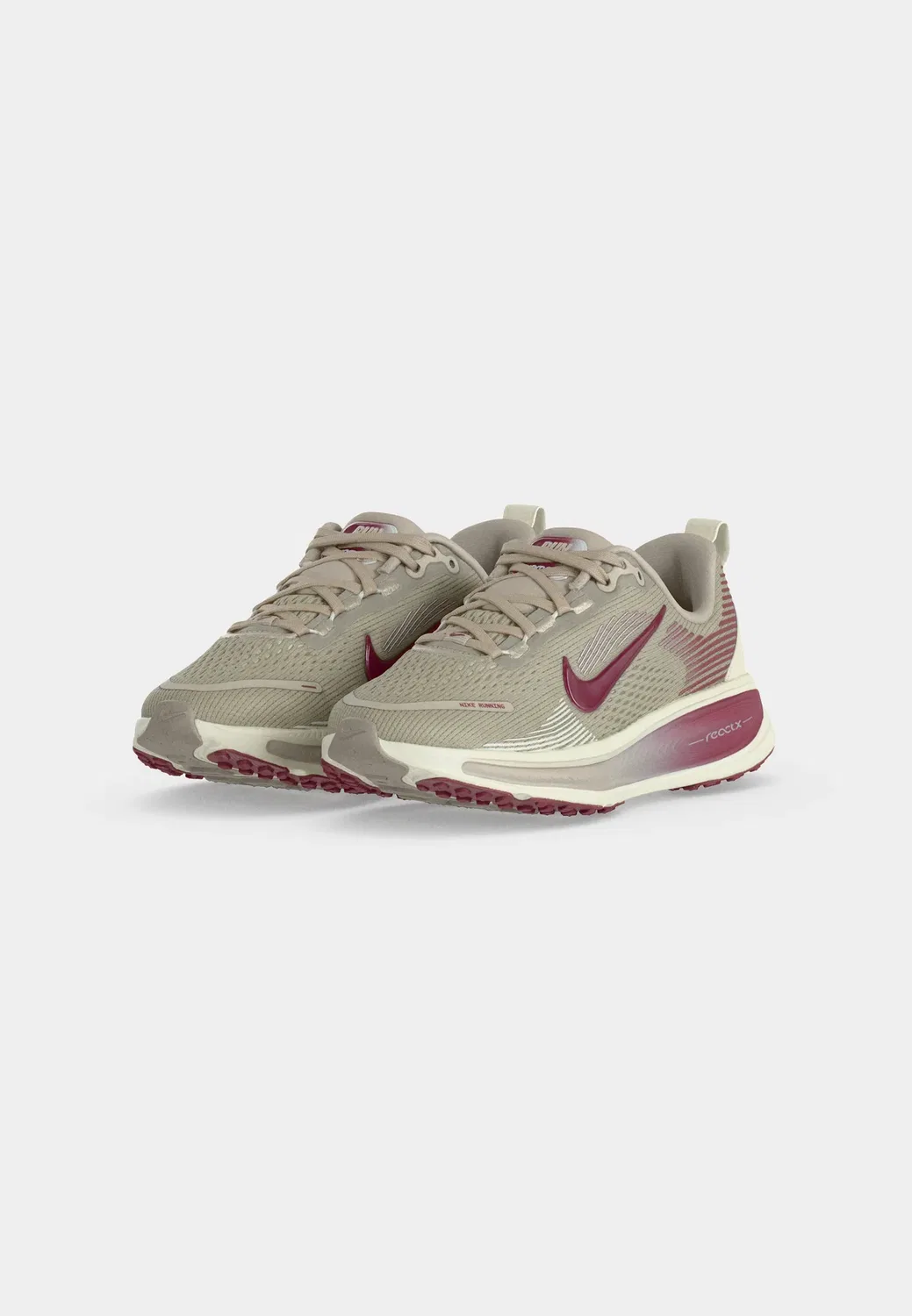 Vomero 18 унисекс - кроссовки для бега по шоссе Nike Performance, Cream/Pink Smoke/Sail — фото 3