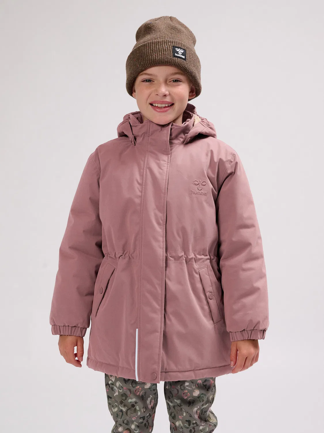Детская водонепроницаемая куртка hmlathena Hummel, Malvenfarben Violett