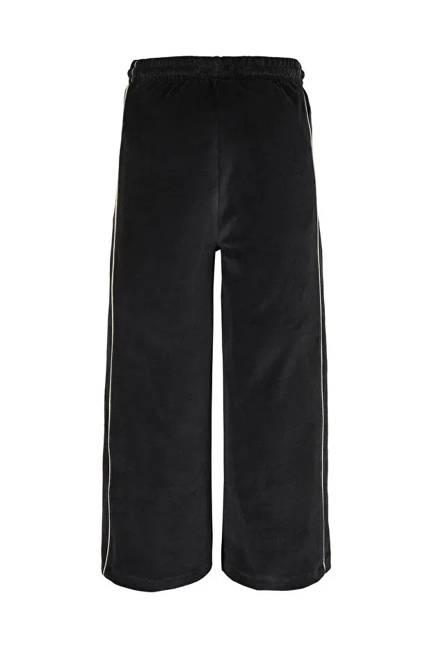 Детские спортивные штаны для девочек с длинным швом Calvin Klein, Black — фото 2