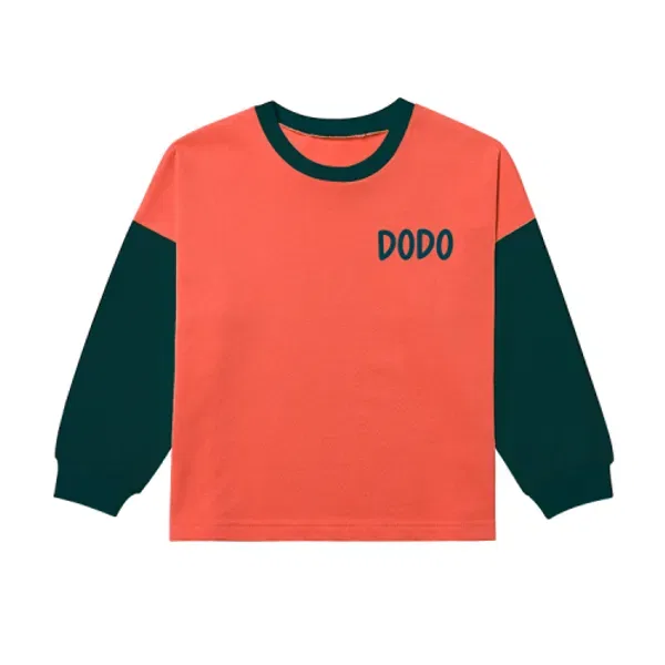 Футболка оверсайз Dodo basic La Maison De Dodo, оранжевый