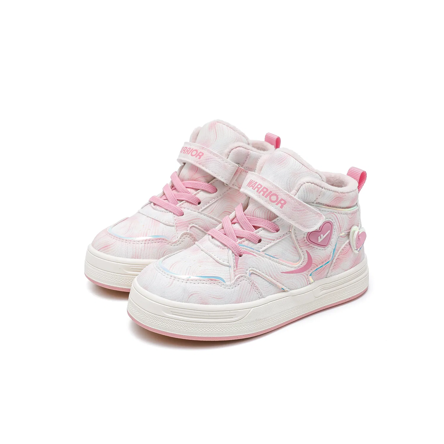 Детская утепленная обувь на нескользящей подошве WARRIOR, Pink — фото 3