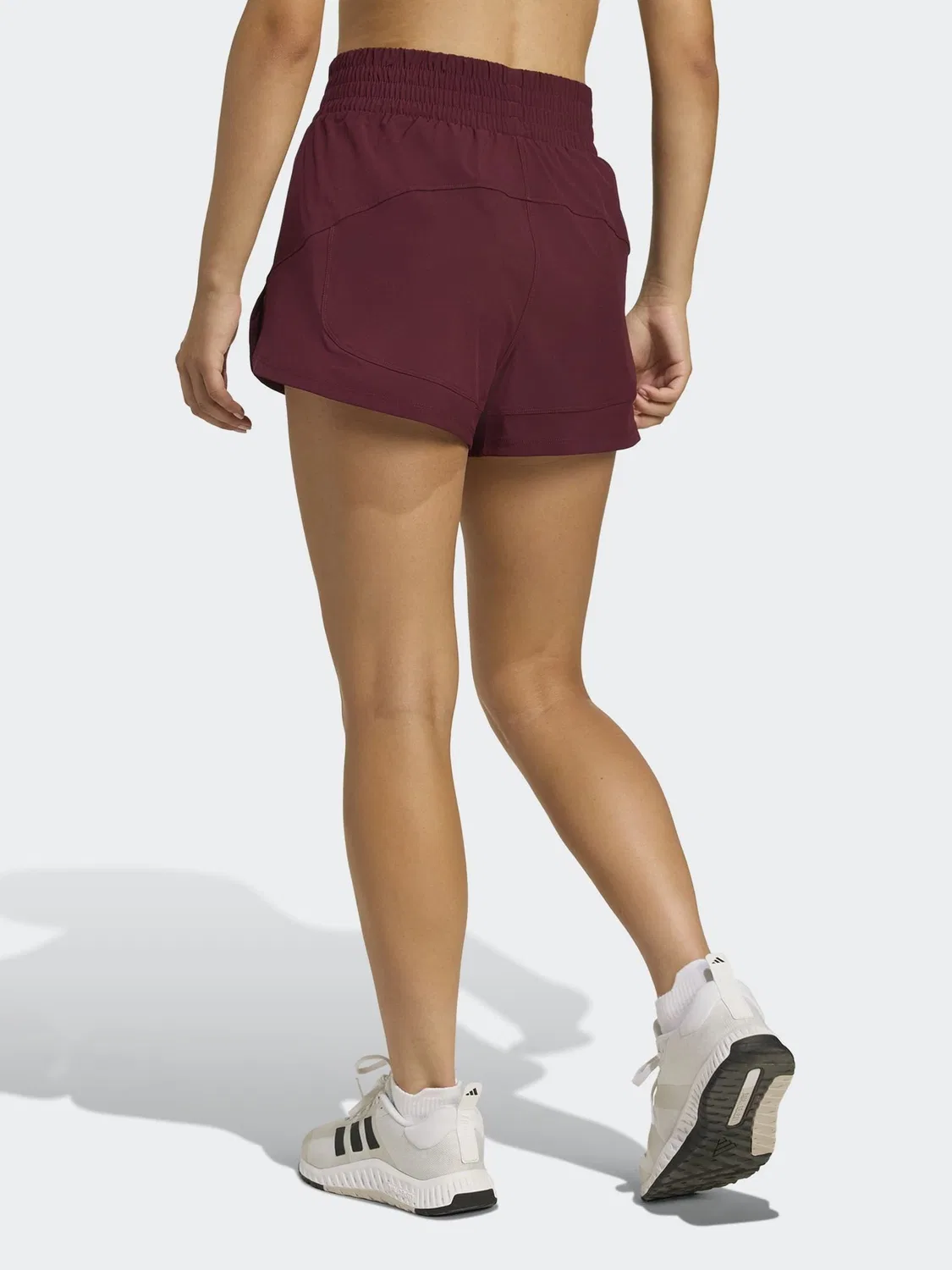 Шорты для тренировок adidas Tech Pacer, Maroon Red — фото 2