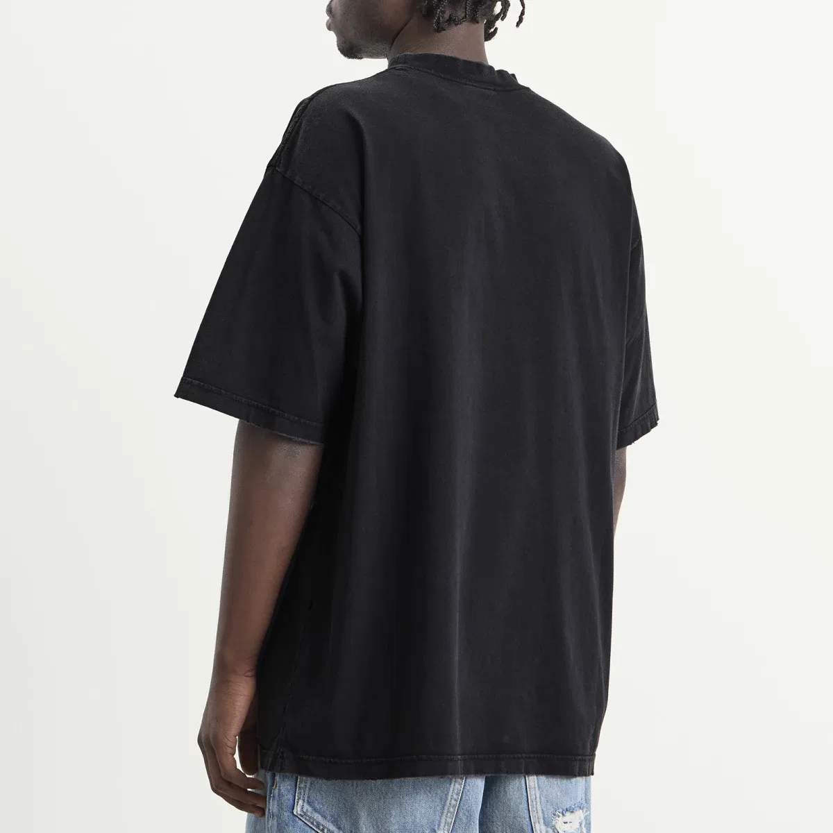 Футболка с принтом Graphic Logo Balenciaga, Black — фото 3