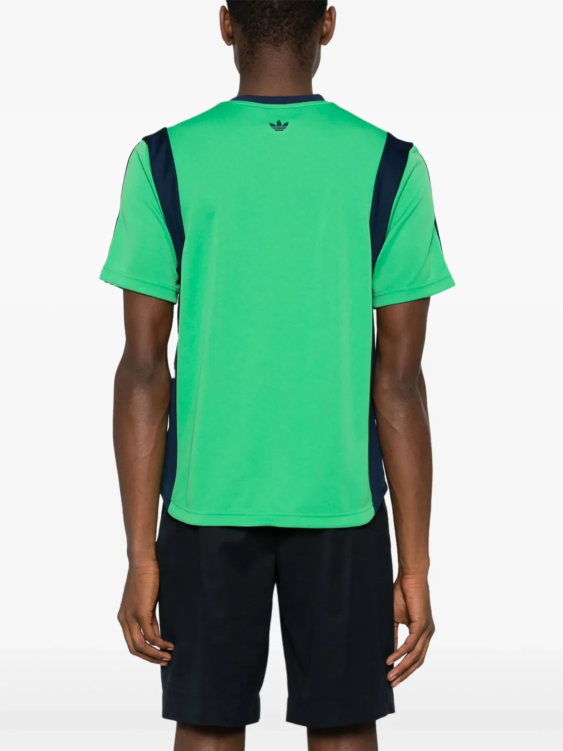 Футболка с круглым вырезом x Wales Bonner Adidas, зеленый — фото 2