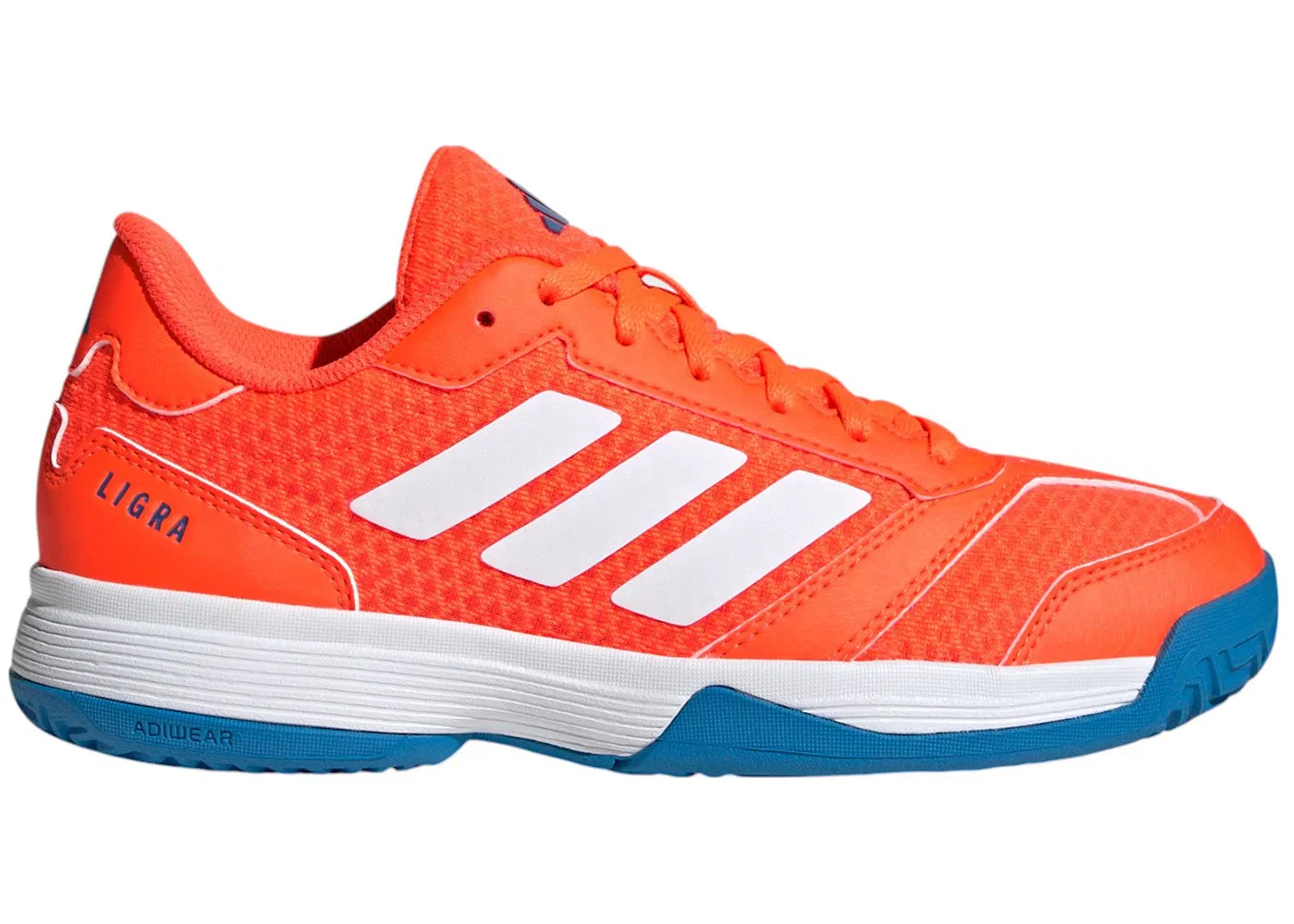 Детские кроссовки для индор-спорта Ligra 8 Indoor Adidas, Team Solar Orange/Cloud White/Cloud White