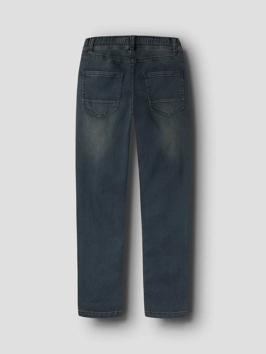 Джинсы NAME IT Slim fit 'NKMROBIN' темно-синего цвета — фото 2
