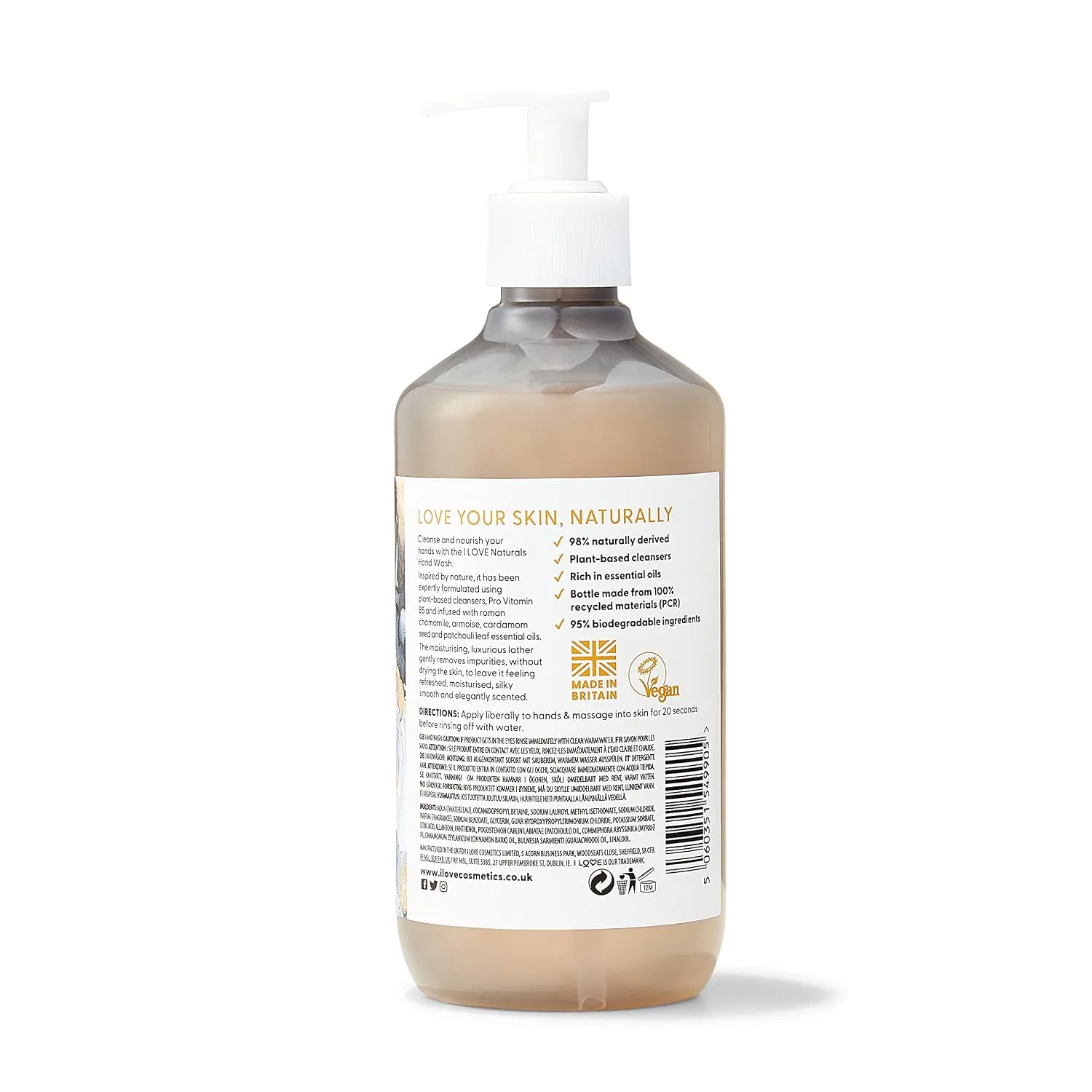 Лосьон для рук и тела Tonka Bean & Myrrh, I LOVE, 3 x 500 мл, 1500 мл — фото 4