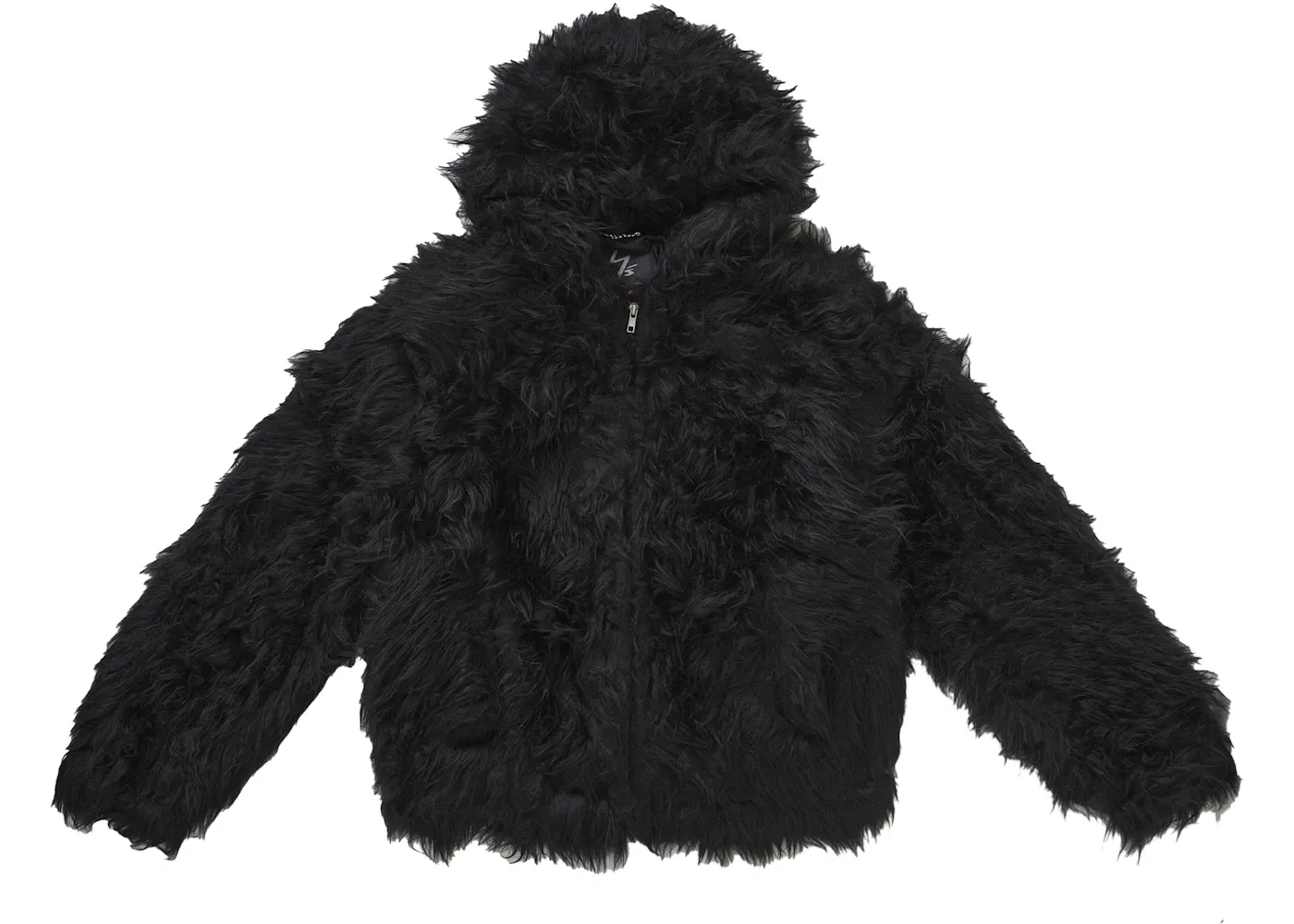 Мужская куртка-бомбер с капюшоном из искусственного меха Windstopper Supreme Y's by Yohji Yamamoto, Black