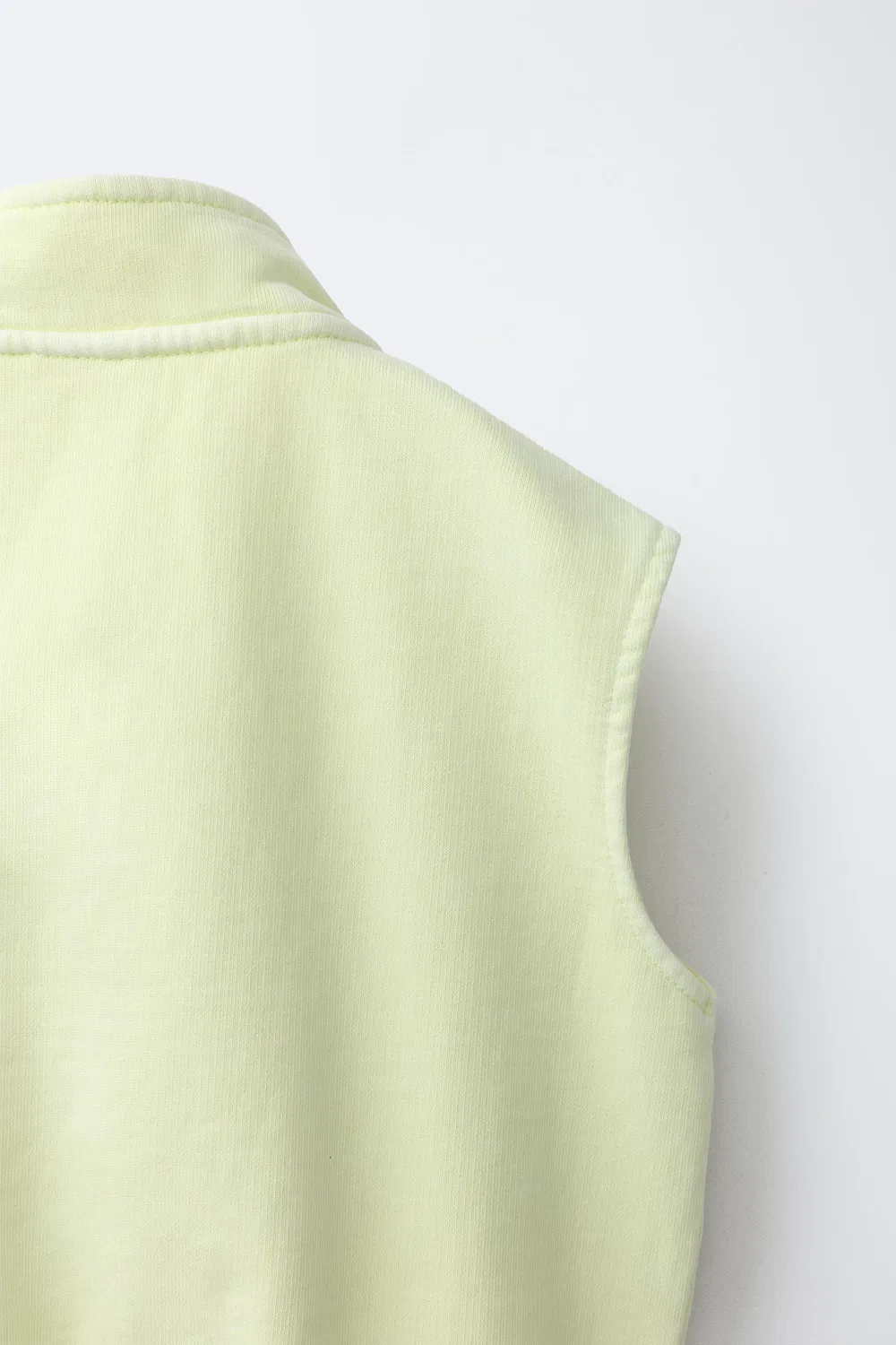 СВИТШОТ ЖИЛЕТ ZARA, Lime — фото 4