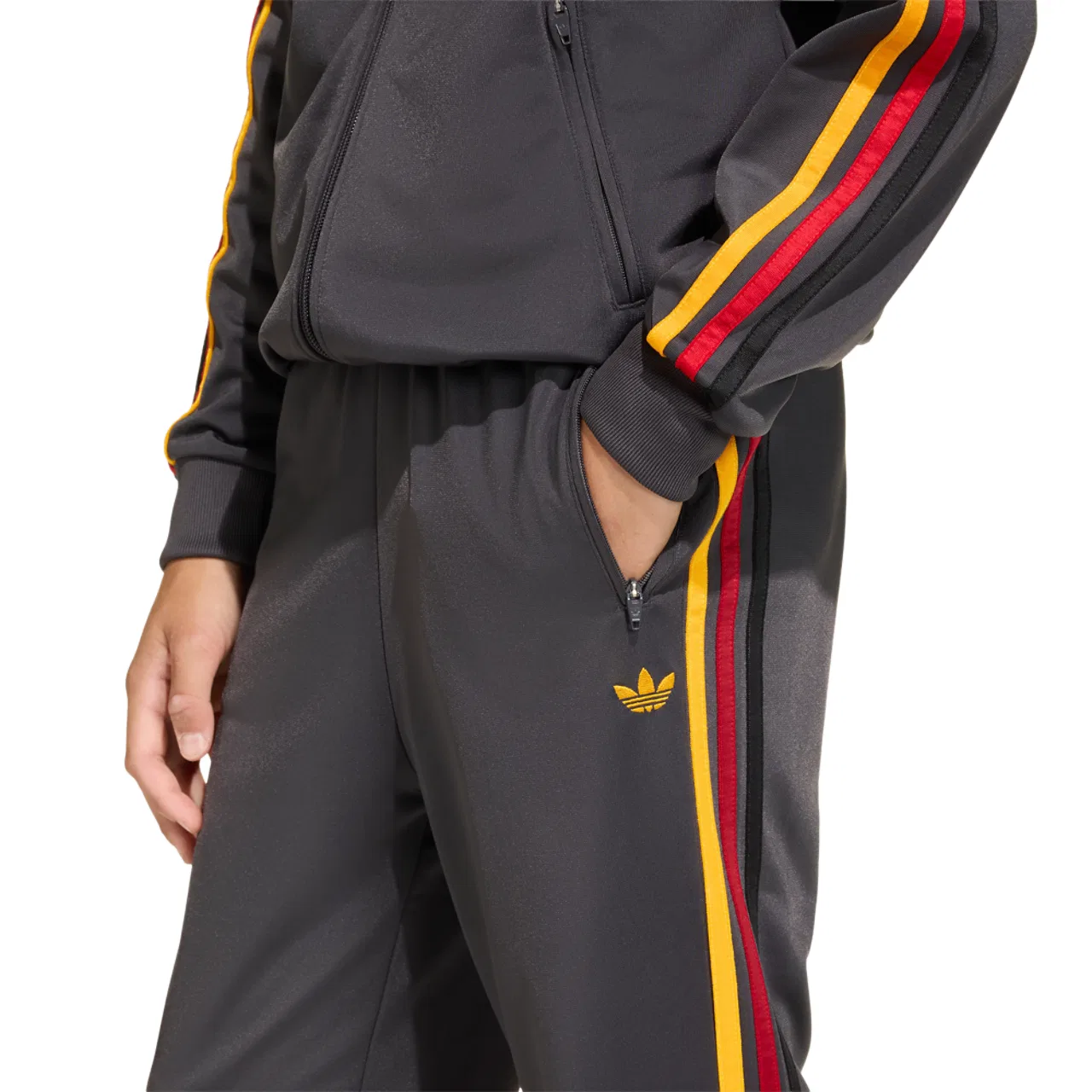 Тренировочные брюки для мальчиков Firebird Adidas, цвет Collegiate Gold/Utility Black — фото 3