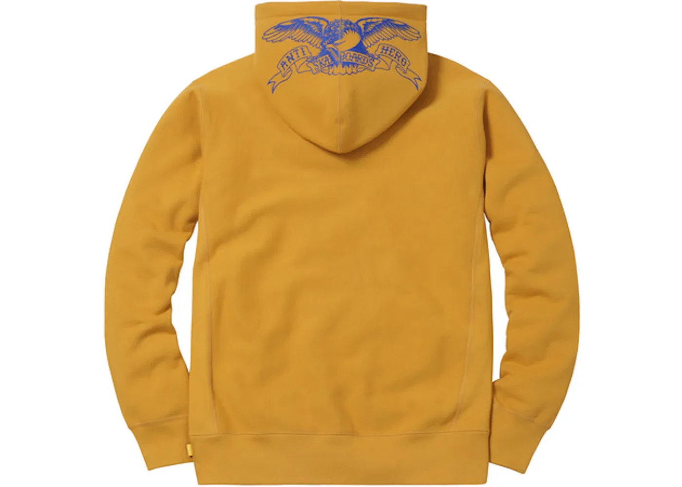 Мужской худи с принтом Supreme Antihero Hooded Sweatshirt Supreme, Mustard — фото 2