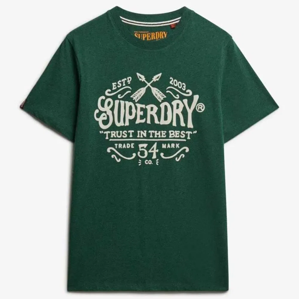 Футболка Outdoor Flock Relaxed Fit с коротким рукавом Superdry, зеленый — фото 3