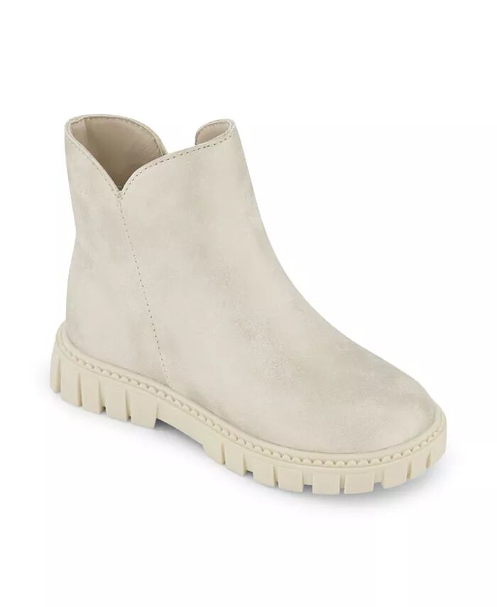 

Ботинки Carrie Justina Lug Boot для девочек-малышей DKNY, коричневый/бежевый