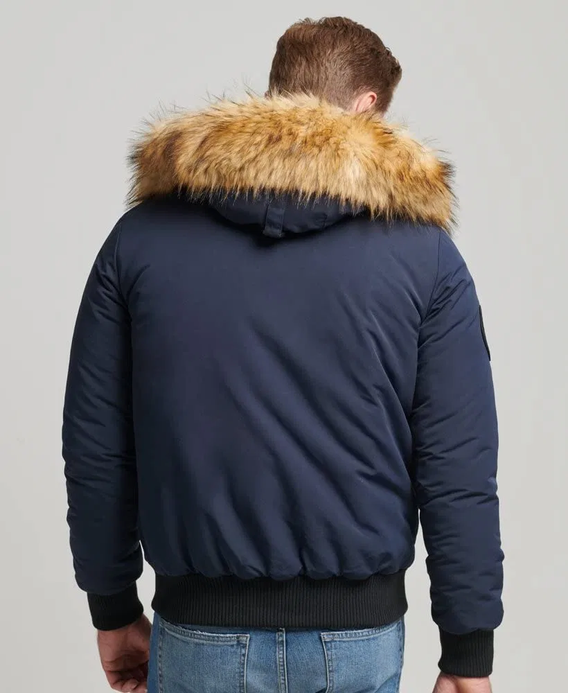 Мужская куртка-бомбер Everest Superdry, Nordic Charcoal Marl — фото 3