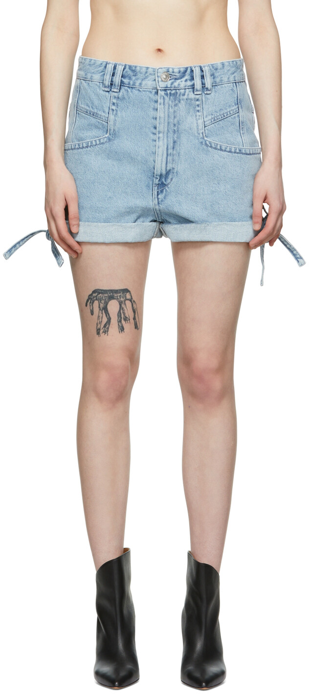 

Синие шорты Naesqui Isabel Marant