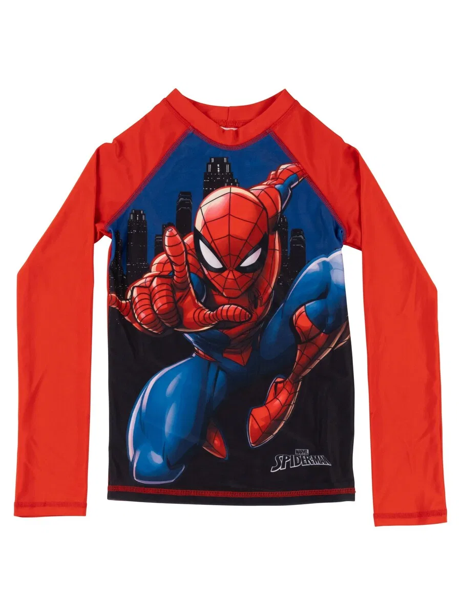 Спортивный купальник SPIDERMAN 'Marvel UV-Schutz 30' неоново-красного цвета — фото 2