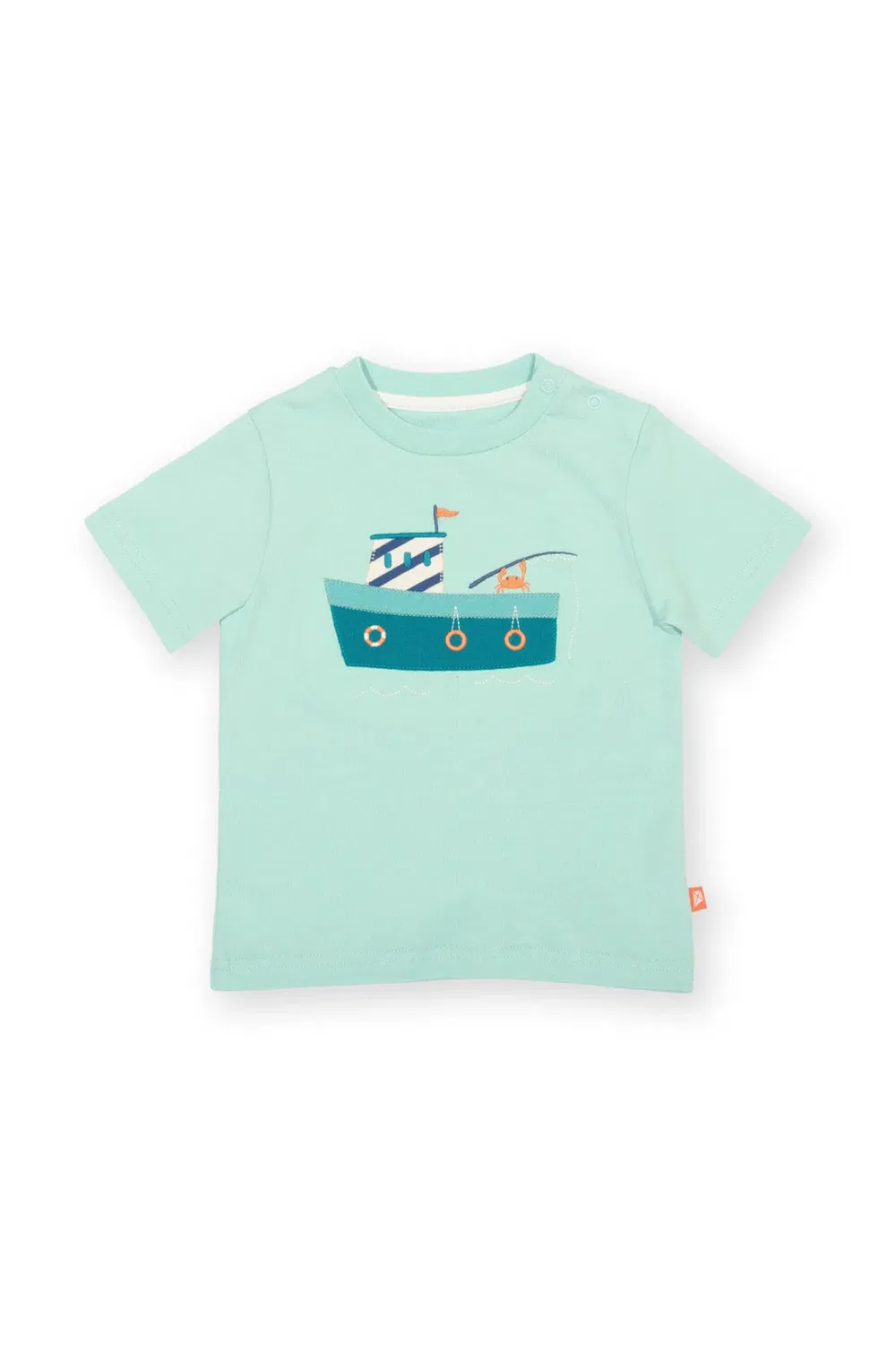 Детская футболка с принтом Captain Crab, Kite, Aqua