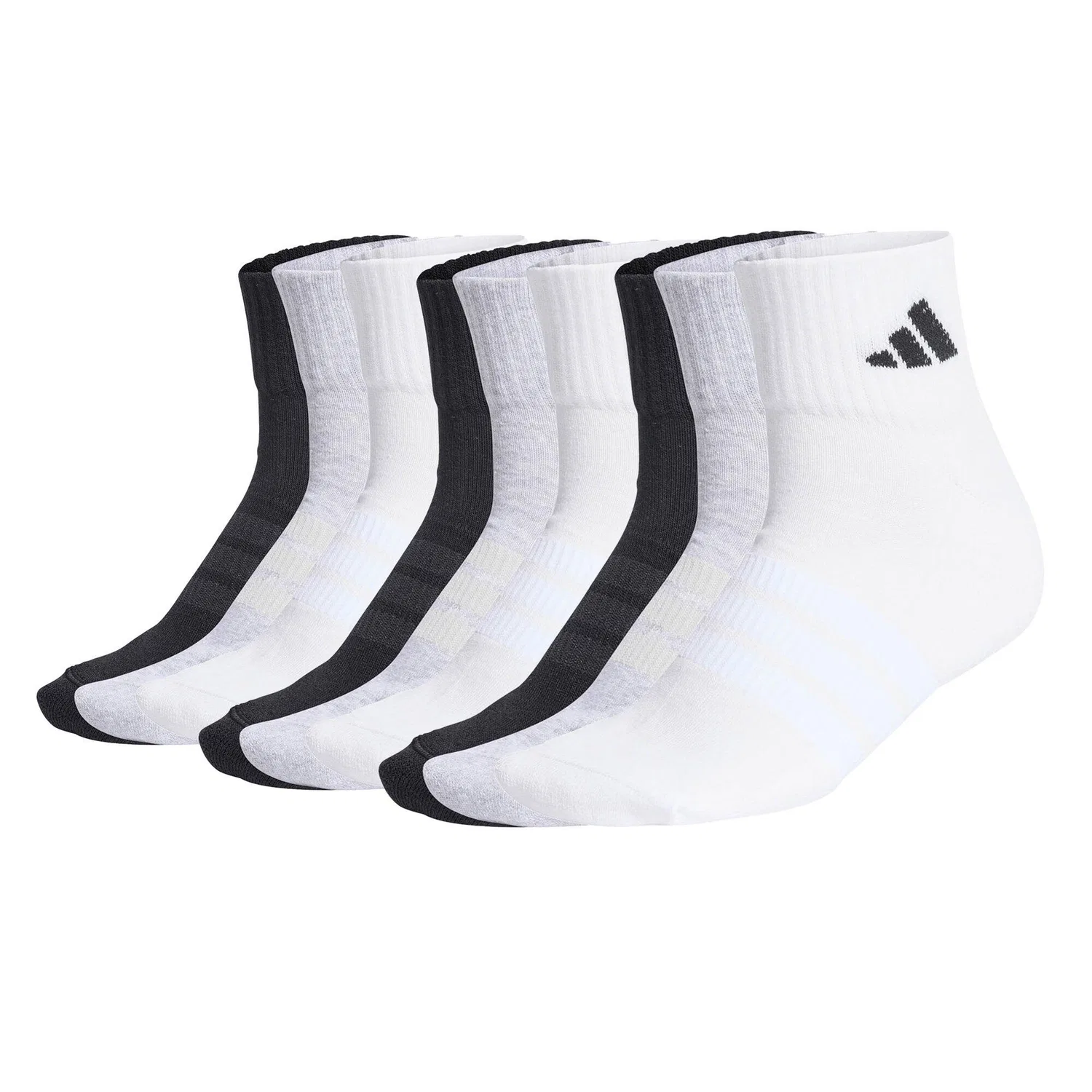Детские носки с амортизацией Cushioned Sportswear Ankle Socks 9P Adidas, Bunt Kieselgrau