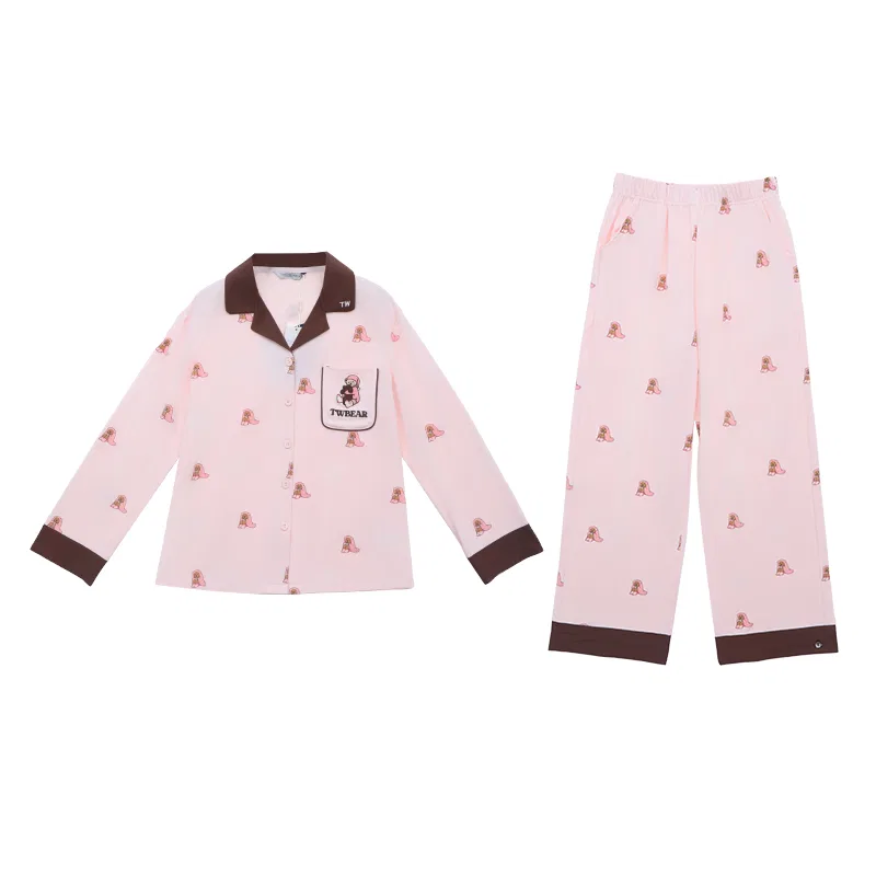 Детский комплект пижам Unisex Teenie Weenie, Pearl Powder