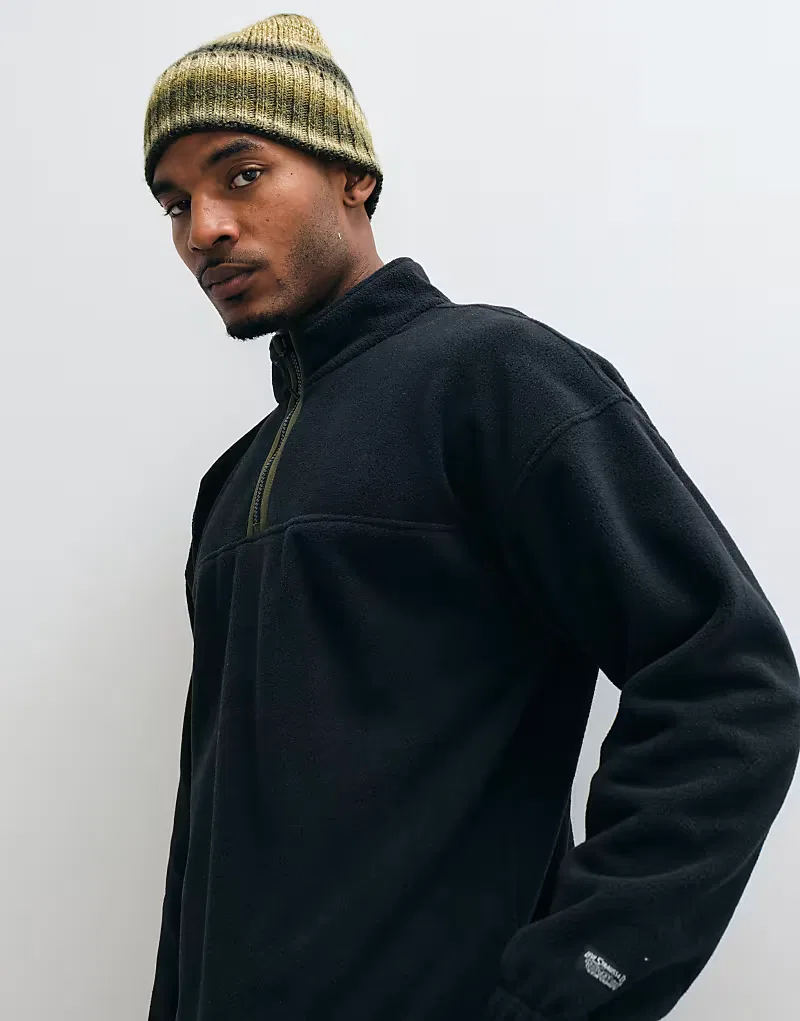 Свитшот на четверть молнии Redwood Levi's, черный
